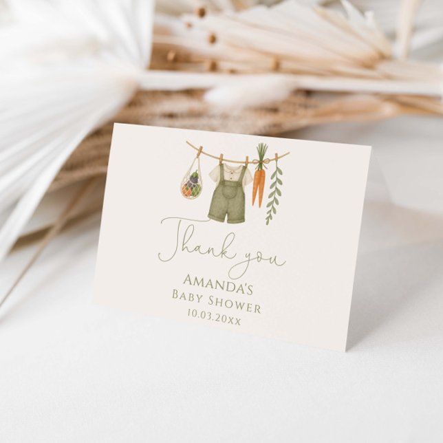 Tarjeta De Agradecimiento Baby Shower local (Subido por el creador)