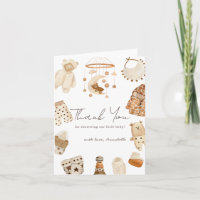 Baby Shower neutral de género en ropa de boho