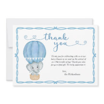 Baby Shower para elefantes azules