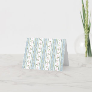 Tarjeta de agradecimiento Baby Shower Preppy Flo