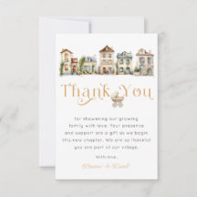 Tarjeta de agradecimiento – Baby Shower 'Se necesi