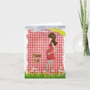 Tarjeta De Agradecimiento Baby Shower Thank You
