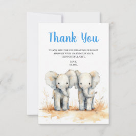 Tarjeta De Agradecimiento Baby Shower Thank You Card