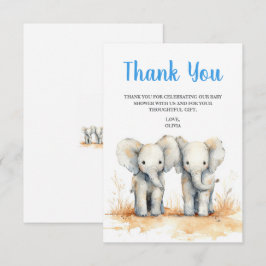 Tarjeta De Agradecimiento Baby Shower Thank You Card