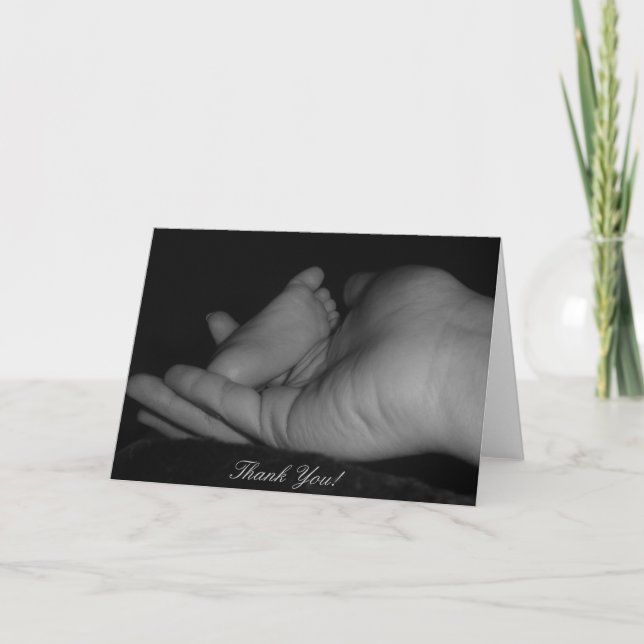 Tarjeta De Agradecimiento Baby Thank You! (Anverso)