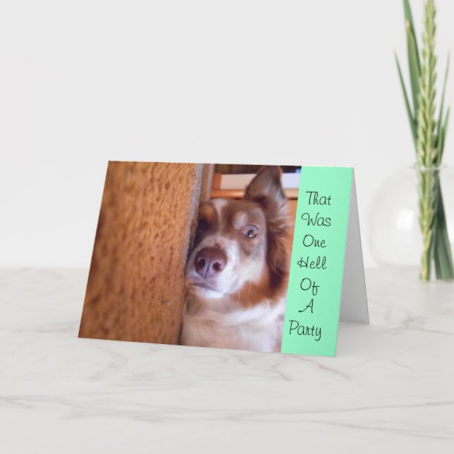 Tarjeta De Agradecimiento Bachelorette Gracias (Anverso)