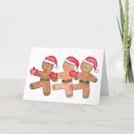 Tarjeta De Agradecimiento Bailarinas de pan de jengibre