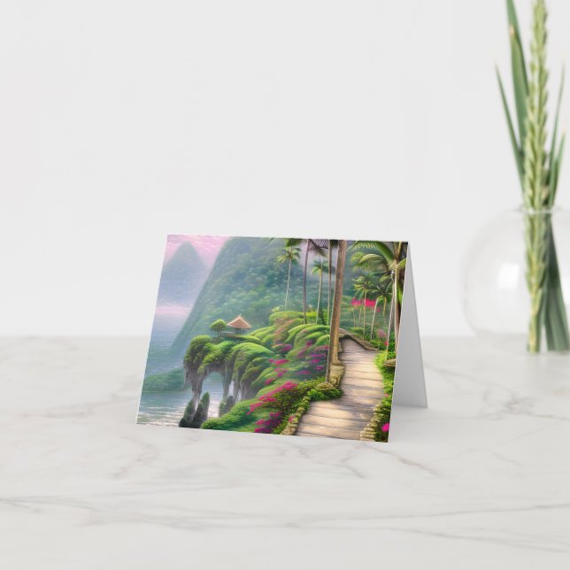 Tarjeta De Agradecimiento Bali es uno de los destinos más queridos de (Anverso)