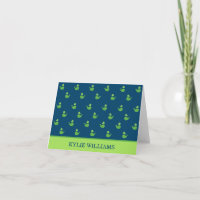 Ballena verde naval personalizada náutica