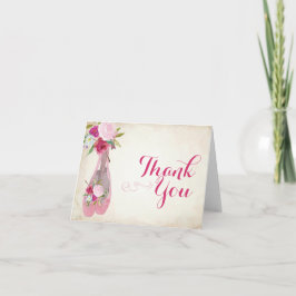 Tarjeta De Agradecimiento Ballerina Fiesta Gracias Ballet Ballet Zapatos