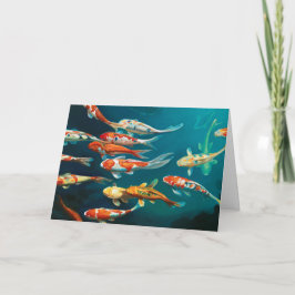 Tarjeta De Agradecimiento Ballet Koi -