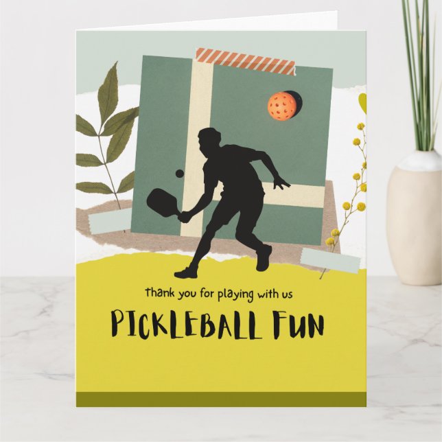 Tarjeta De Agradecimiento Baloncesto (Anverso)