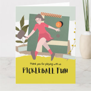 Tarjeta De Agradecimiento Baloncesto