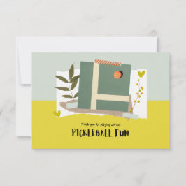 Tarjeta De Agradecimiento Baloncesto