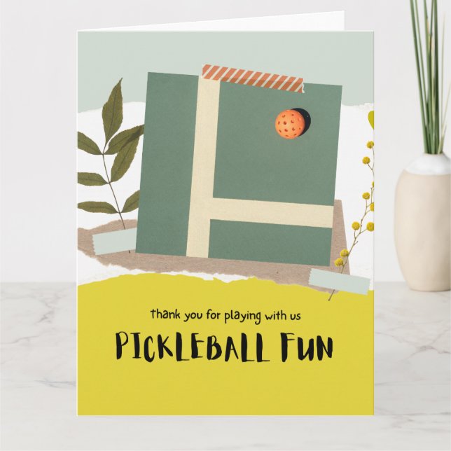 Tarjeta De Agradecimiento Baloncesto (Anverso)