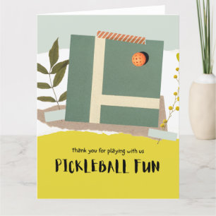 Tarjeta De Agradecimiento Baloncesto