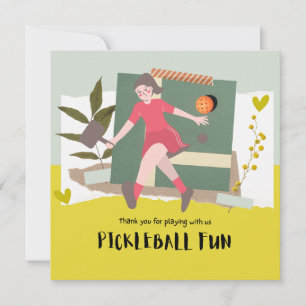 Tarjeta De Agradecimiento Baloncesto