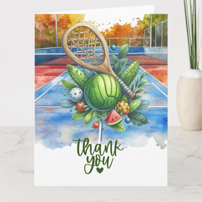 Tarjeta De Agradecimiento Baloncesto (Anverso)