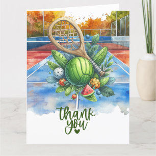 Tarjeta De Agradecimiento Baloncesto