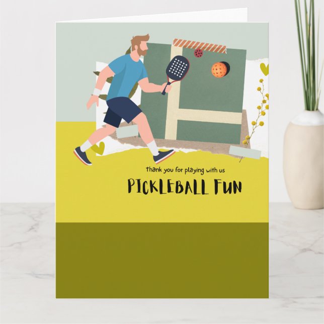 Tarjeta De Agradecimiento Baloncesto (Anverso)