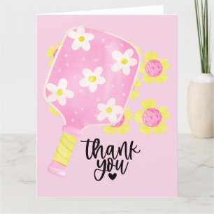 Tarjeta De Agradecimiento Baloncesto con flores con temática arcoiris para e