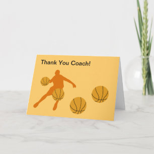 Tarjeta De Agradecimiento Baloncesto Gracias Cartas