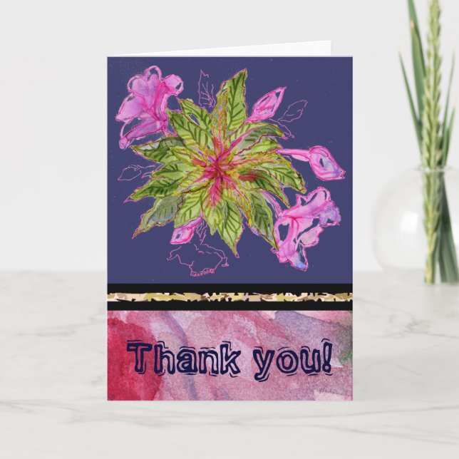 Tarjeta De Agradecimiento Balsam Bouquet (Anverso)