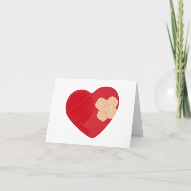 Tarjeta De Agradecimiento Banda cardiaca (Anverso)