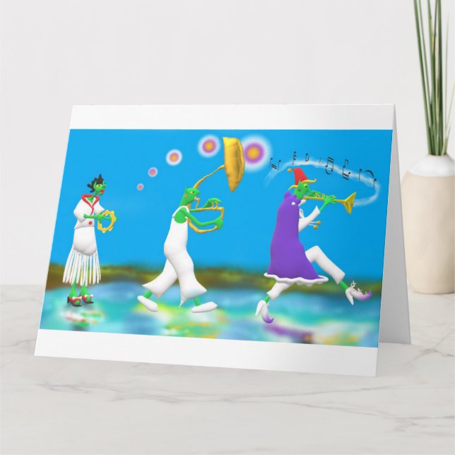 Tarjeta De Agradecimiento Banda Elfin (Anverso)