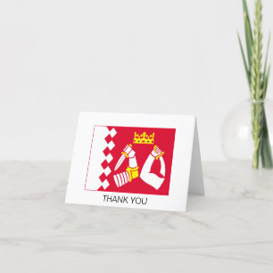 Tarjeta De Agradecimiento Bandera de Carelia del Norte