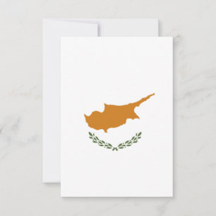 Tarjeta De Agradecimiento Bandera de Chipre