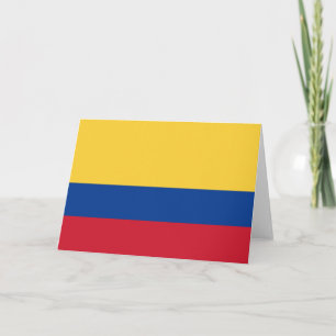 Tarjeta De Agradecimiento Bandera de Colombia