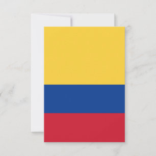 Tarjeta De Agradecimiento Bandera de Colombia