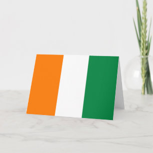 Tarjeta De Agradecimiento Bandera de Costa de Marfil