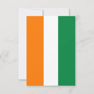 Tarjeta De Agradecimiento Bandera de Costa de Marfil
