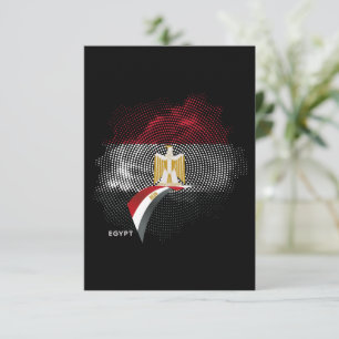 Tarjeta De Agradecimiento bandera de Egipto