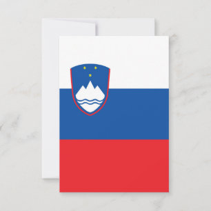 Tarjeta De Agradecimiento Bandera de Eslovenia