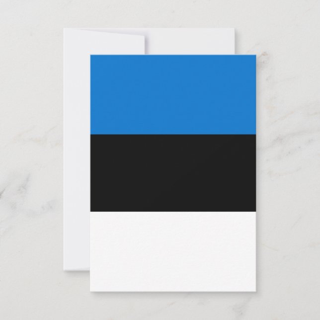 Tarjeta De Agradecimiento Bandera de Estonia (Anverso)