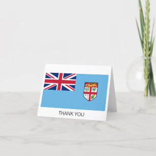 Tarjeta De Agradecimiento Bandera de Fiyi