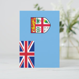 Tarjeta De Agradecimiento Bandera de Fiyi