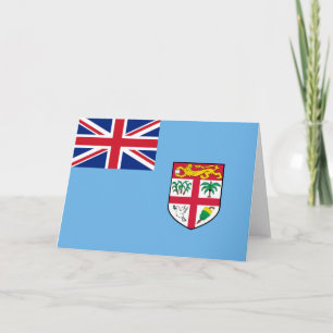 Tarjeta De Agradecimiento Bandera de Fiyi
