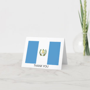 Tarjeta De Agradecimiento Bandera de Guatemala