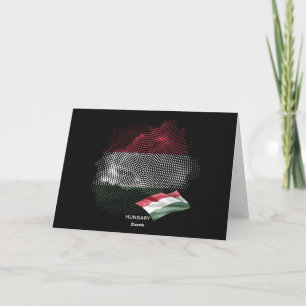 Tarjeta De Agradecimiento bandera de Hungría