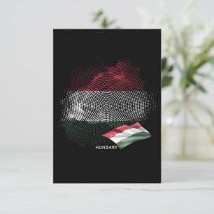 Tarjeta De Agradecimiento bandera de Hungría