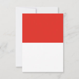 Tarjeta De Agradecimiento Bandera de Indonesia