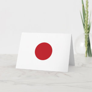 Tarjeta De Agradecimiento Bandera de Japón