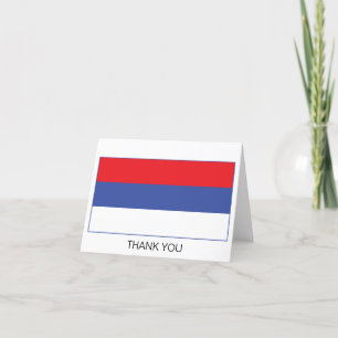Tarjeta De Agradecimiento Bandera de la República Srpska