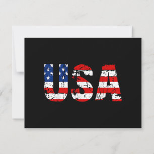 Tarjeta De Agradecimiento Bandera de los Estados Unidos Bandera estadouniden