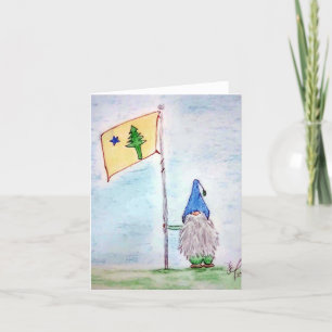 Tarjeta De Agradecimiento Bandera de Maine