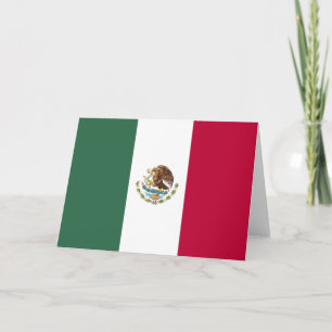 Tarjeta De Agradecimiento Bandera de México